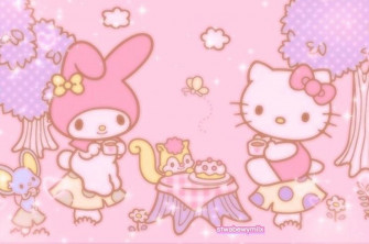 Cute Hello Kitty Laptop Wallpaper Safari In