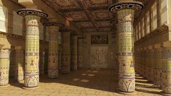 Ancient Egypt Temple With Resolutions Pixel