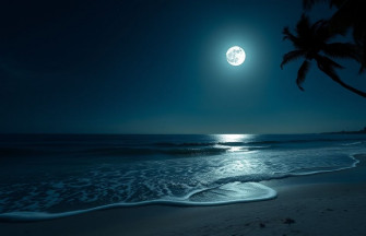Beach Moon Wallpaper