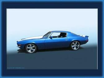 Camaro Blue Z28 Wallpaper