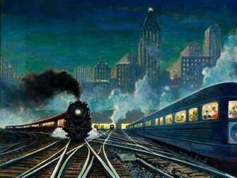 Artistic Train Wallpaper