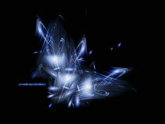 3d Abstract Art Wallpaper Black