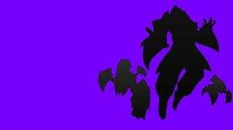Minimalistic League Of Legends Void Malzahar Voidlings Wallpaper