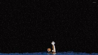 Calvin And Hobbes Stars Wallpaper Image