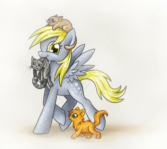 Derpy Cats By Munadrake