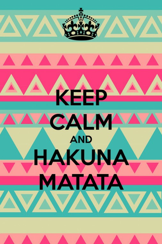 Hakuna Matata Tribal Background