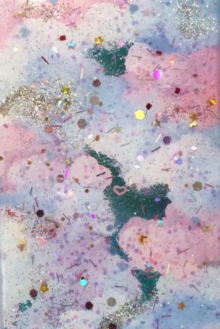 Aesthetic Glitter Wallpaper Top