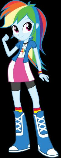 Equestria Girls Rainbow Dash By Deathnyan