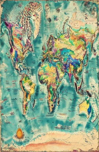 World Map Wallpaper High Resolution