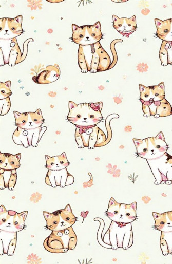 Cute Cat Drawings Wallpaper