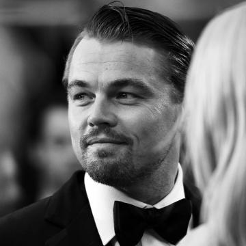 Black And White Leonardo Dicaprio Photo All