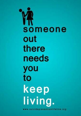 Suicide Prevention Poster By Tastelesscreations