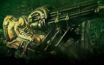 Alien Space Jockey Wallpaper Art HD