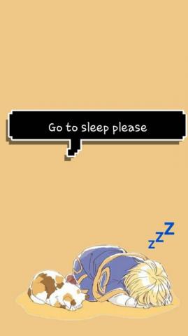 Kurapika Wallpaper Go To Sleep Please Anime Phone