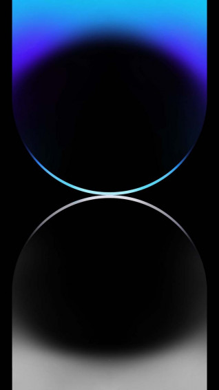 iPhone Pro Max Dual Gradient Blue Grey Wallpaper
