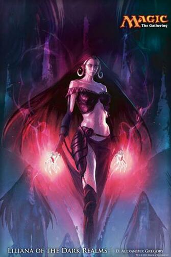 Wallpaper Of The Week Liliana Dark Realms Daily Mtg Magic