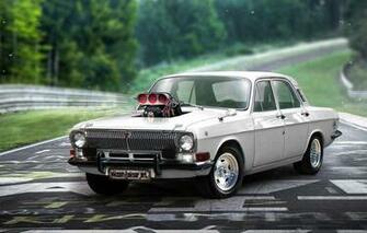 Wallpaper Tuning Supercharger Muscle Car Volga