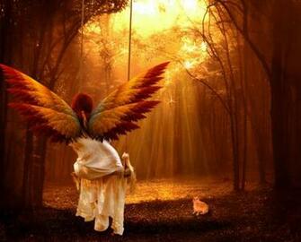 Autumn Fairy Wallpaper