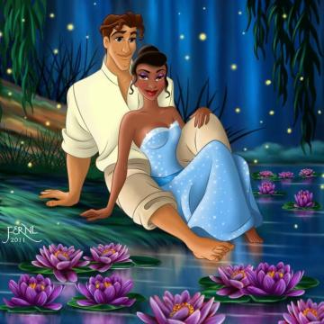 Tiana And Naveen After Wedding The Princess