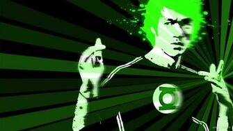 Bruce Lee In Green Light HD Wallpaper