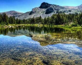 Wald Fluss See Yosemite Nationalpark Hintergrundbilder