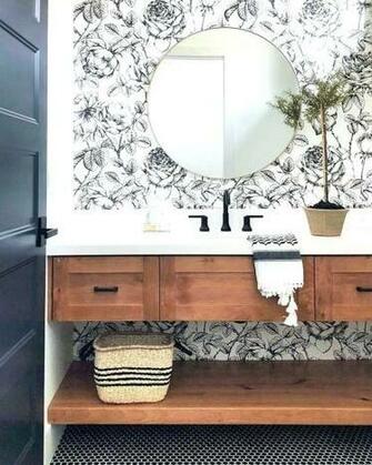 Powder Room Wallpaper Aftermidnight Co