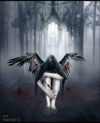 Top Of Gothic Angel Wallpaper