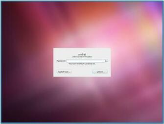 Gnome Screensaver Lock Screen