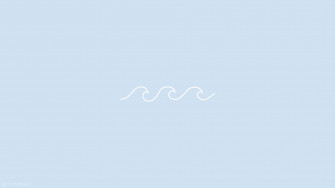 Light Blue Aesthetic Laptop Wallpaper