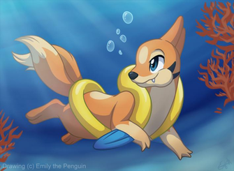 Floatzel HD Wallpaper