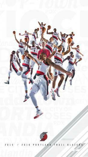 Portland Trail Blazers iPhone Wallpaper Image