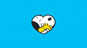 Snoopy Wallpaper 4k Woodstock Love Heart
