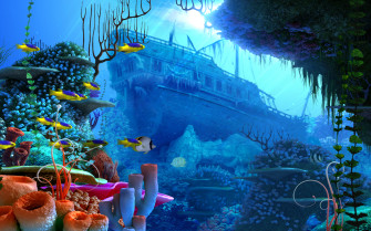 Underwater Background HD Wallpaper