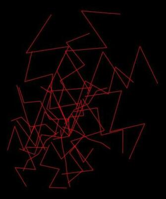 Abstraction Colour Composition On Black Background New Media By