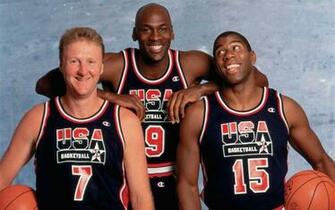 Michael Jordan Magic Johnson And Larry Bird Wallpaper Sport