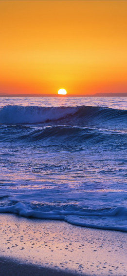 Sunset Beach iPhone Wallpaper