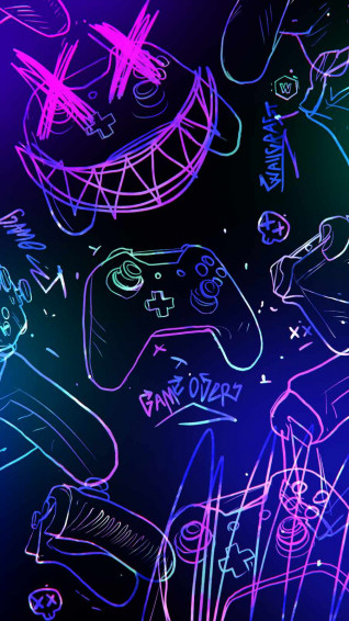 Dark Gamer iPhone Wallpaper