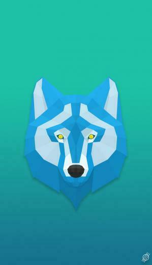 Ice Wolf iPhone Wallpaper By