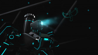 Wallpaper Id Rakan Khamash Bastion Overwatch Neon