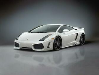 White Lamborghini Gallardo Wallpaper
