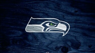 Seattle Seahawks Blue Weathered Wood Wallpaper For Samsung Galaxy Tab