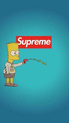 Supreme Wallpaper Bart Simpsons Simpson