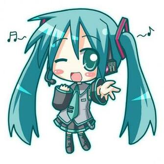 Chibi Hatsune Miku By Iteddy Bomb