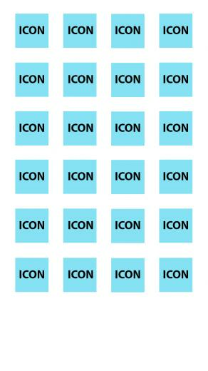 iPhone Wallpaper Template With Grid