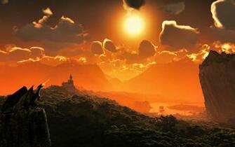 Landscapes Fantasy Wallpaper Art