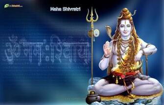 Hindu Wallpaper Maha Shivratri Blue Teal And Yellow
