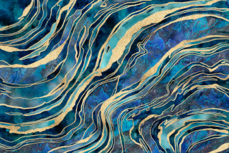 Blue And Gold Wallpaper