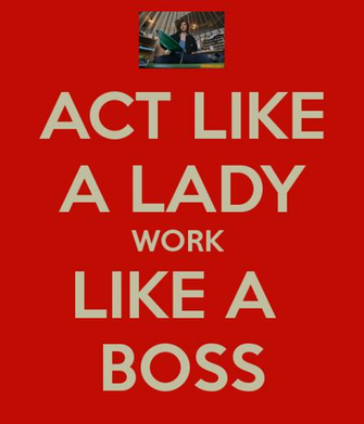 Act Like A Lady Work Boss Keep Calm And Carry On Image