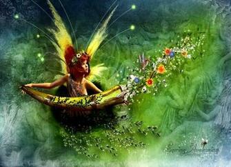 Spring Fairy Wallpaper