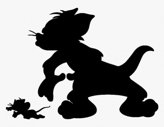 Tom And Jerry Black White Clipart HD Wallpaper